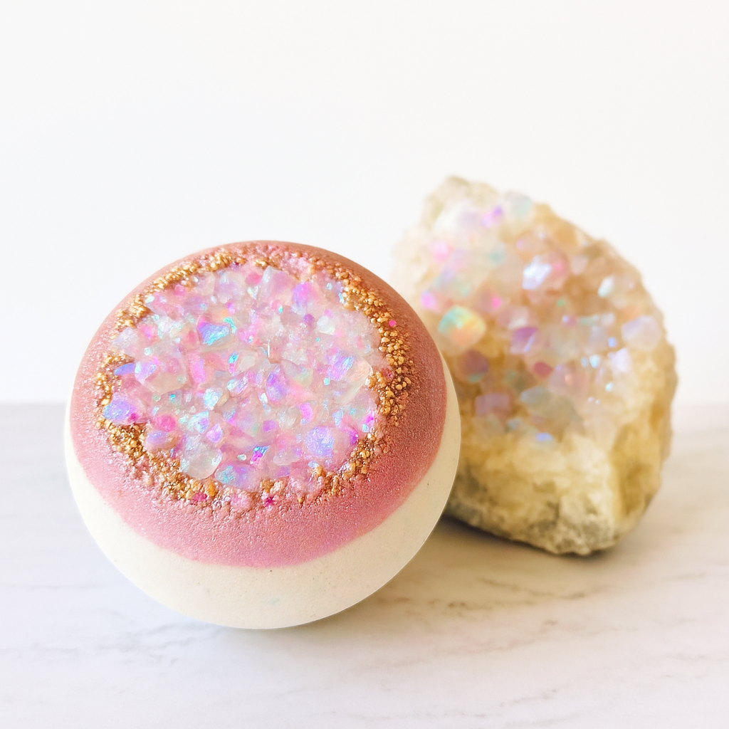 Opal Hand-Painted Geode Bath Bomb