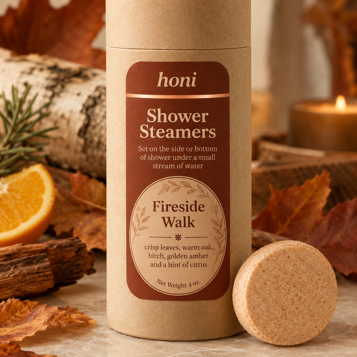 Fireside Walk Shower Steamers — 7 Pack