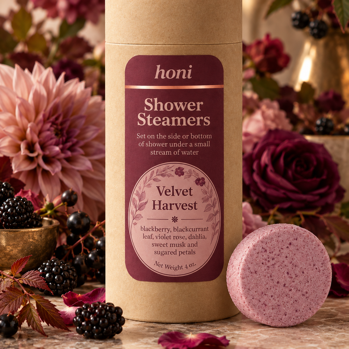 Velvet Harvest Shower Steamers — 7 Pack